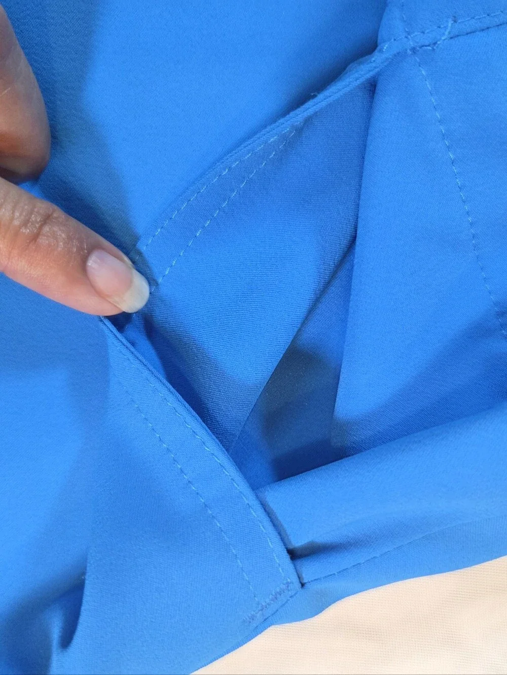 Nike Light Blue Plaid Golf Shirt